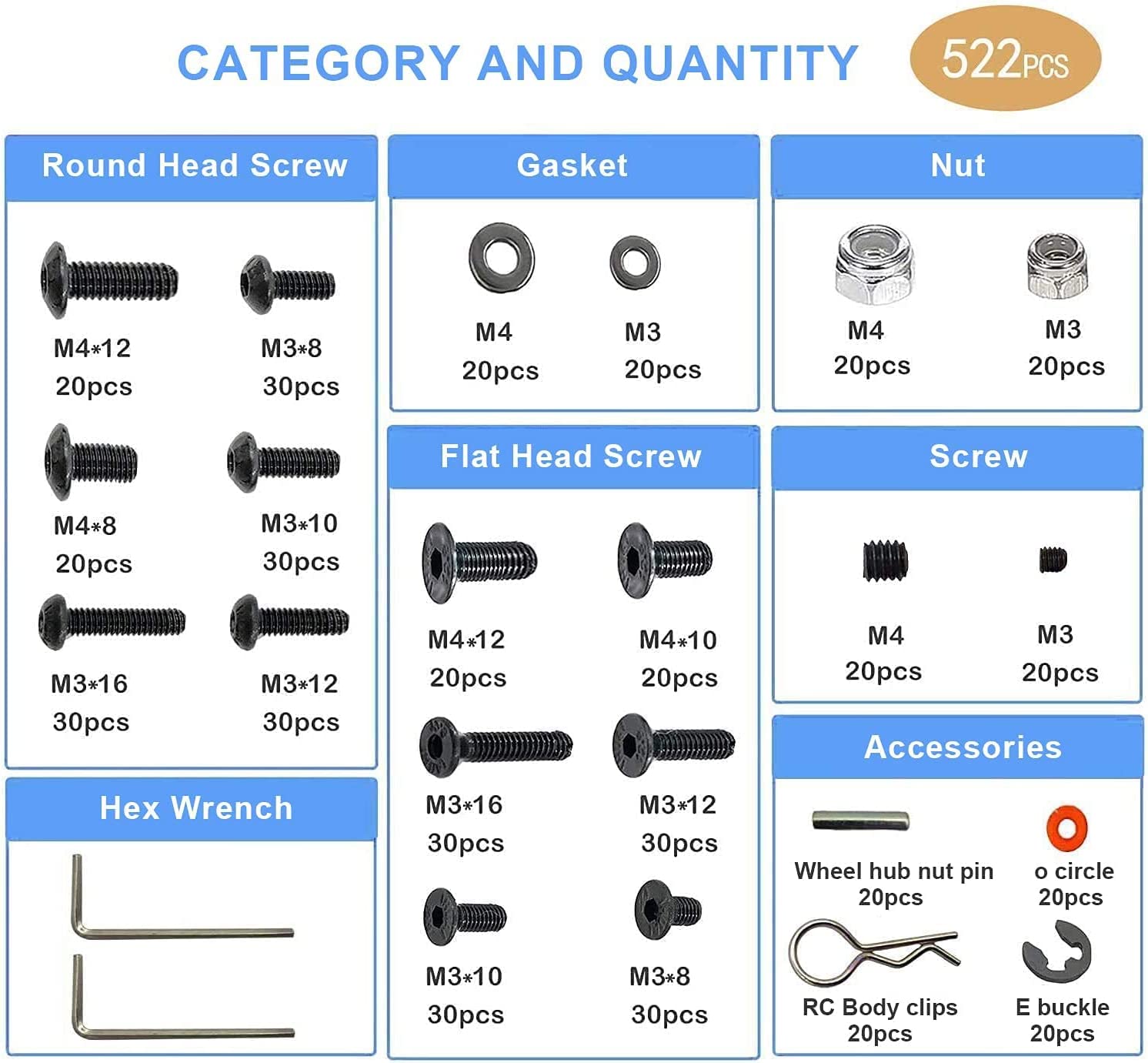 522 adet evrensel RC vida kitl - Fpv Drone Tool Kit incelemesi ve fiyatı